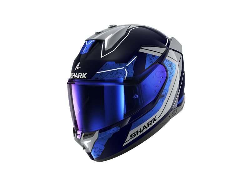 Shark SKWAL i3 Rhad Integralhelm (blau/silber/schwarz)