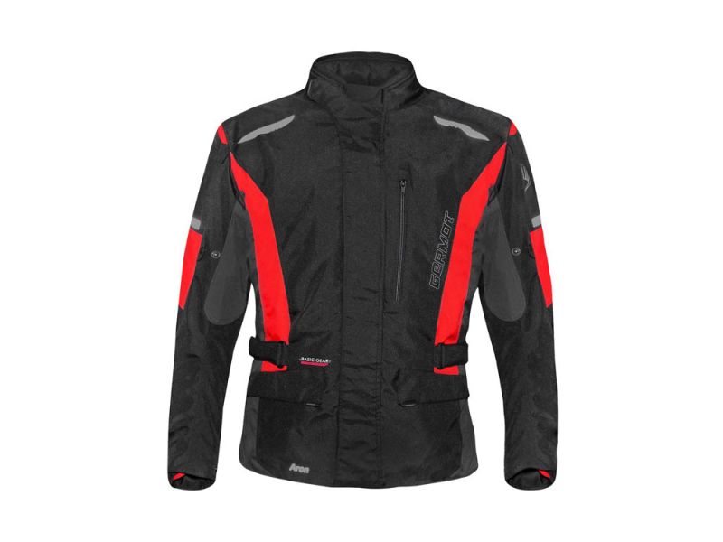 Germot Aron Junior Tex-Jacke Kinder (schwarz/rot)