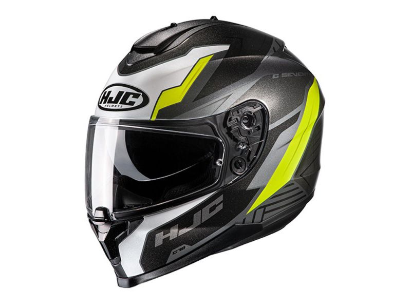HJC C70 Silon MC3H Integralhelm (schwarzmatt/weiss/grau/gelb) 