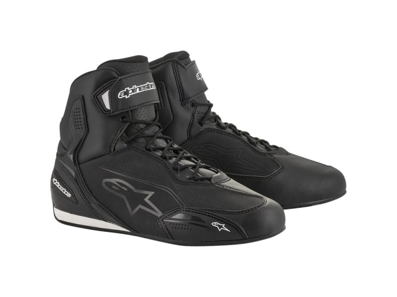 Alpinestars Faster 3 Motorradschuhe Herren (schwarz/schwarz)