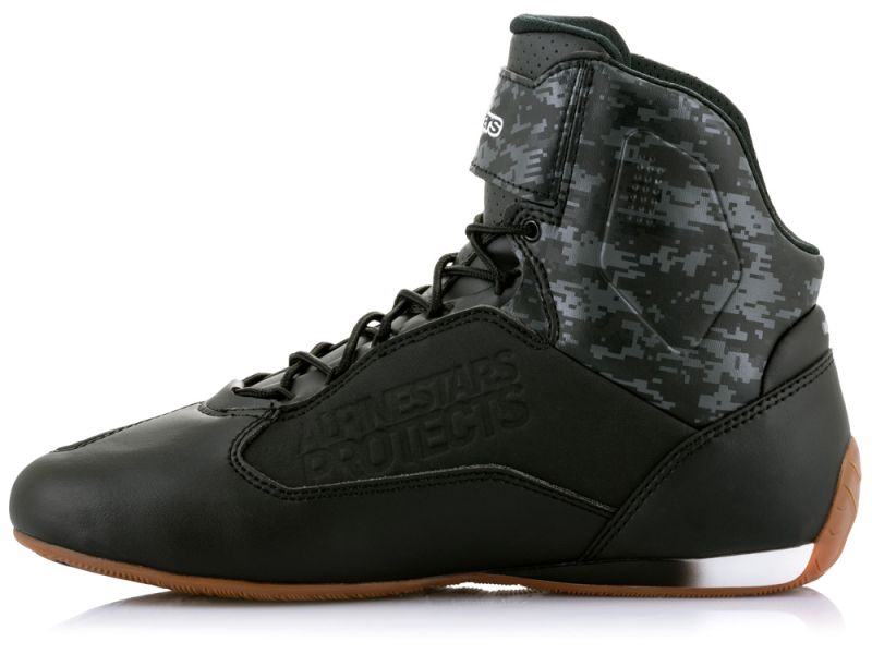 Alpinestars Faster 3 Motorradschuhe Herren (schwarz/dunkelgrau)