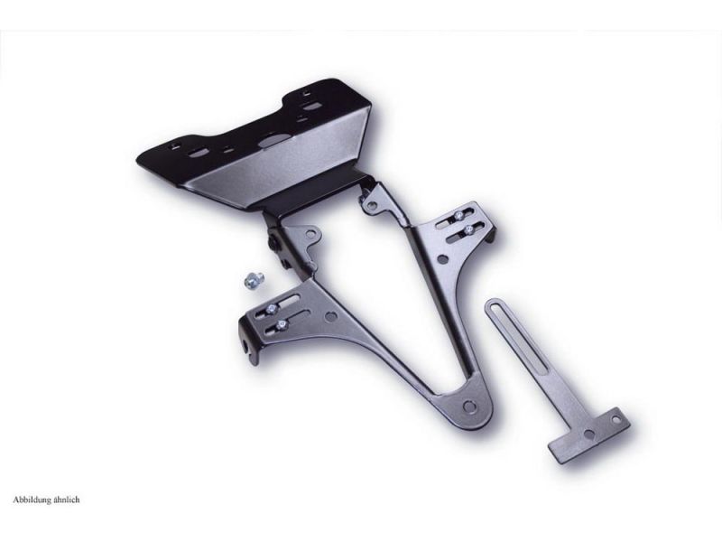 Highsider Kennzeichenhalter Kawasaki Z 750 (2007-) / Z 750 R (2011-) / Z 1000 (2007-2009)