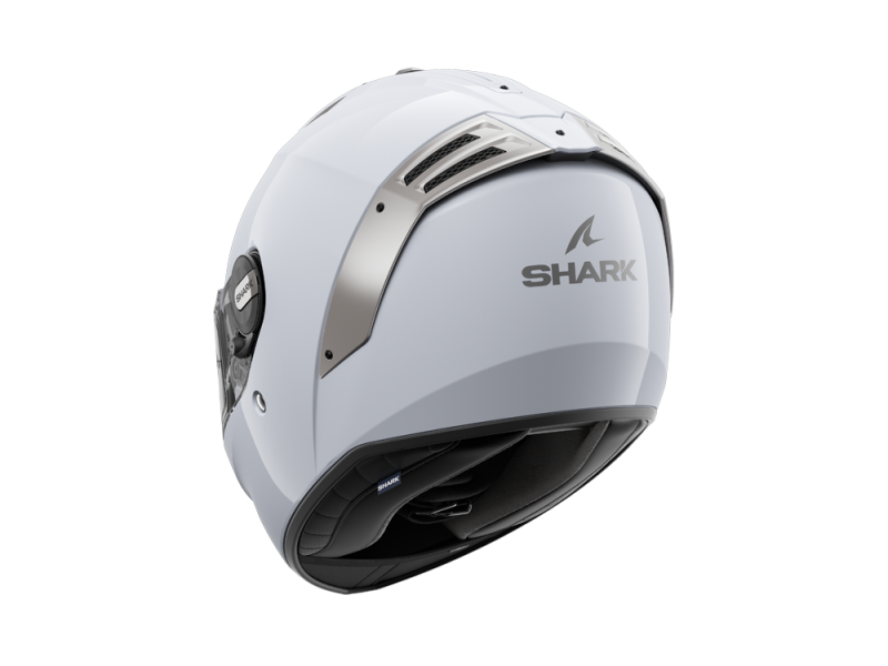 Shark Spartan RS Blank Integralhelm (weiss/silber)