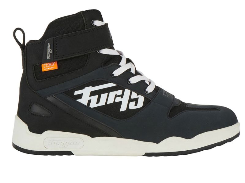 Furygan Basket Get Down Motorradschuhe (schwarz / weiß)
