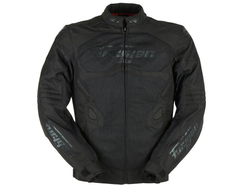 Furygan Atom Evo belüftete Motorradjacke (schwarz)