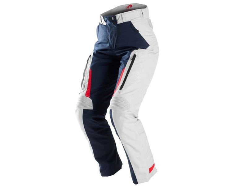 Furygan Killington Motorradhose Damen (blau / perlgrau / rot)