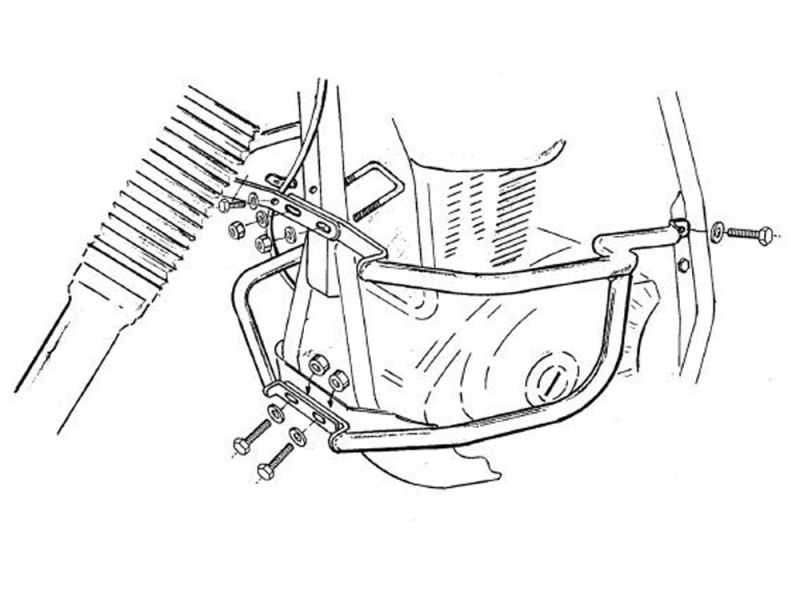 Hepco & Becker Sturzbügel Suzuki DR 650 R Dakar (1989-1991)