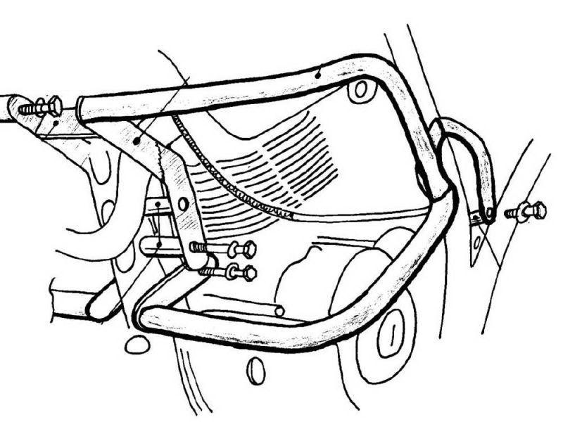 Hepco & Becker Crash Bar Yamaha XT 600 Z Ténéré (1988-1990)