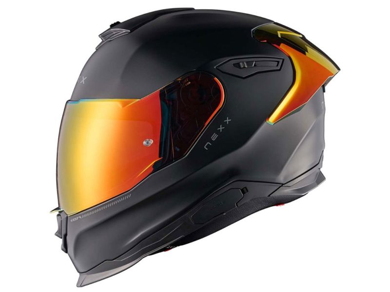 Nexx Y.100R Subsonic MT Motorrad Integralhelm (schwarz / rot)