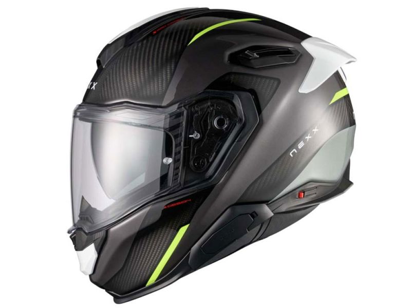 Nexx X.TR Motorrad Integralhelm (schwarz / neongelb)