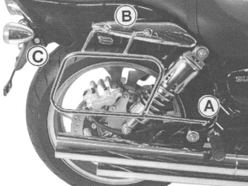 Hepco & Becker Satteltaschenhalter Suzuki M 1600 Intruder / VZ 1600 Marauder