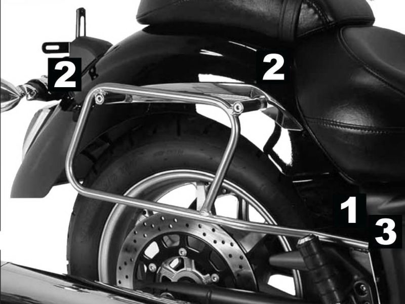 Hepco & Becker Satteltaschenhalter Yamaha XVS 1300 Midnight Star