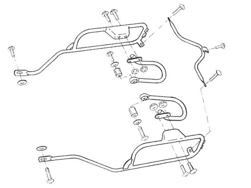 Hepco & Becker Kofferträger Honda XRV 750 Africa Twin (1990-1992)