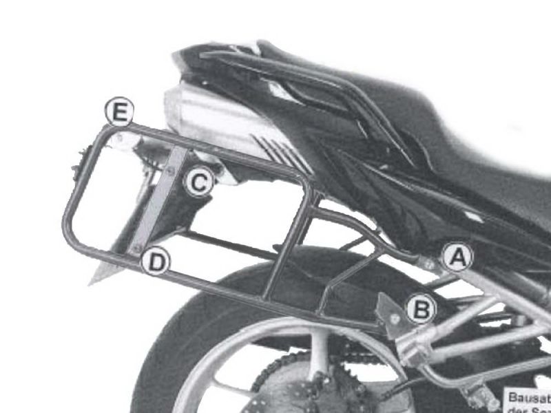 Hepco & Becker Kofferträger Yamaha FZ 6 / Fazer (2004-2006 schwarz)