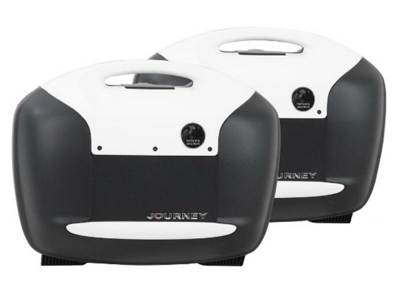 Hepco & Becker Journey 42 (weiße Edition) Motorrad Seitenkoffersatz