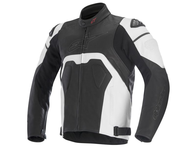 Alpinestars Core Motorradjacke Herren (schwarz / weiß)