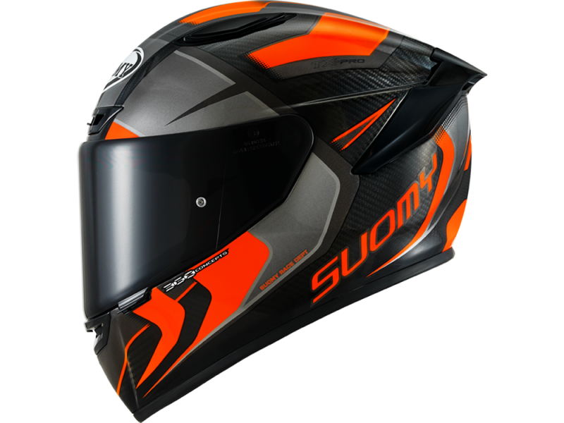 Suomy TX-Pro Carbon Advance Integralhelm (schwarz/carbon/orange)