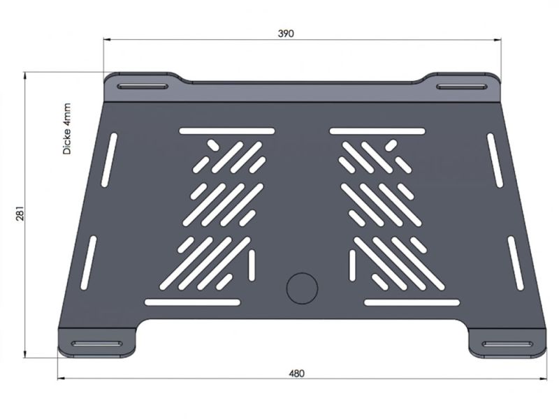 Hepco & Becker Gepäckbrückenverbreiterung KTM 1290 Super Adventure (2015-)