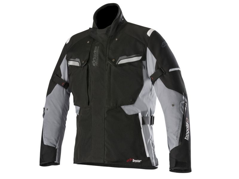 Alpinestars Bogota V2 Drystar Motorradjacke (schwarz / grau)