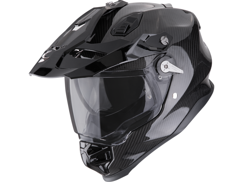 Scorpion ADF-9000 Carbon Air Motorradhelm (Schwarz/Carbon)