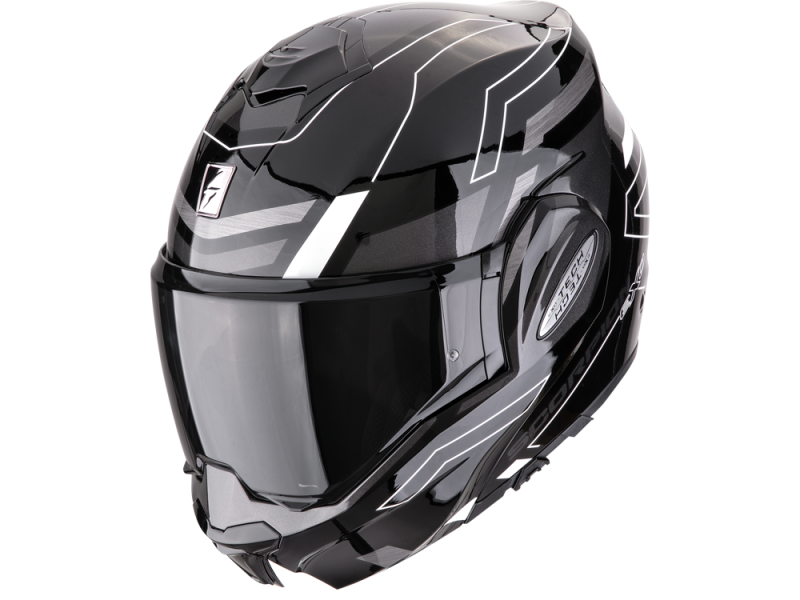 Scorpion EXO-TECH EVO Conquer Helm (Schwarz/Weiß)