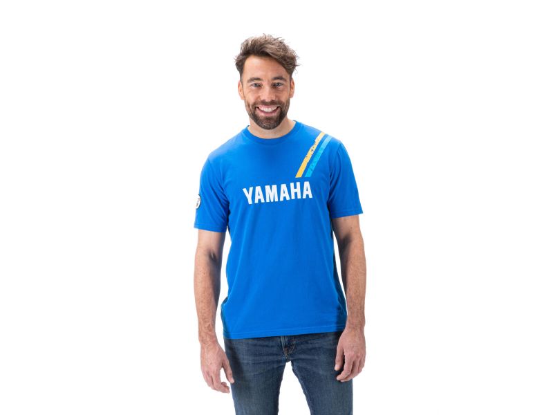 Yamaha Faster Sons Heritage T-Shirt Herren (blau)