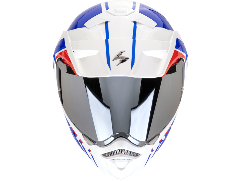 Scorpion ADX-2 Lewis Endurohelm (Weiß/Blau/Rot)