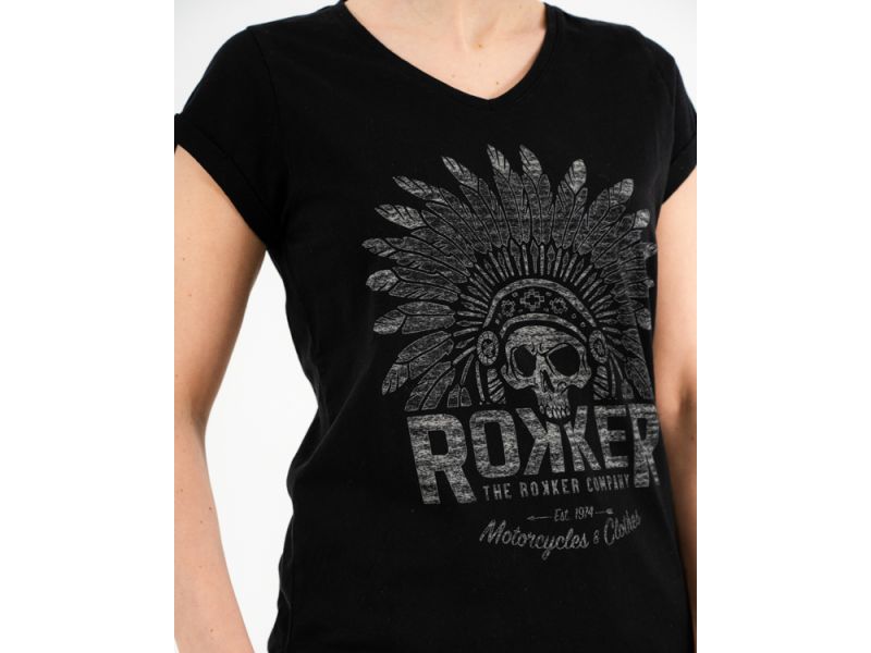 T-Shirt ROKKER Lady Indian Bonnet
