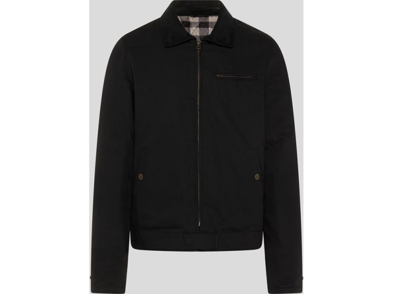 Rokker Canvas Jacket Motorradjacke (Schwarz)