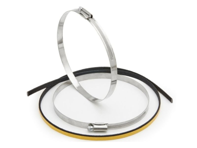 GIVI S290 Bänderkit Edelstahl (für Durchmesser 140-160mm)