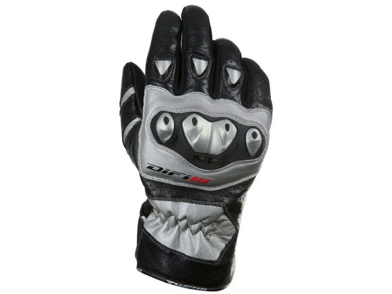 DIFI Gladiator Motorradhandschuhe (schwarz / silber)