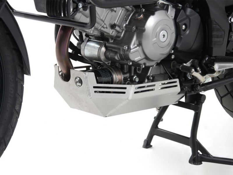 Hepco & Becker Motorschutzplatte Suzuki V-Strom 650 ABS (silber 2012-)