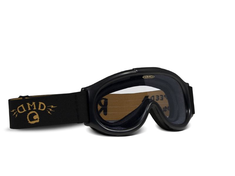 DMD Ghost Clear Motorradbrille (schwarz/transparent)