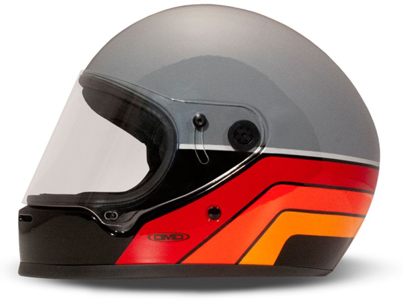 DMD Rivale Blade Integralhelm (grau/rot/orange)