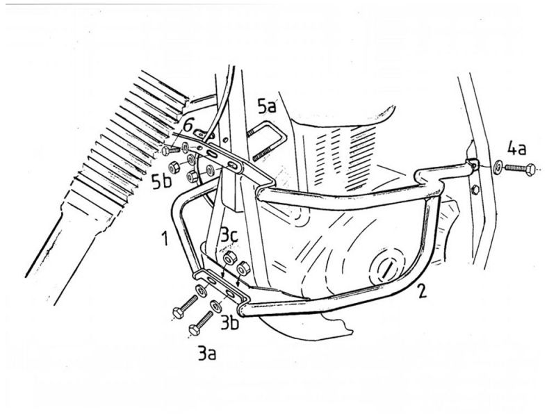 Hepco & Becker Sturzbügel Suzuki DR 650 R (1992-1994 schwarz)