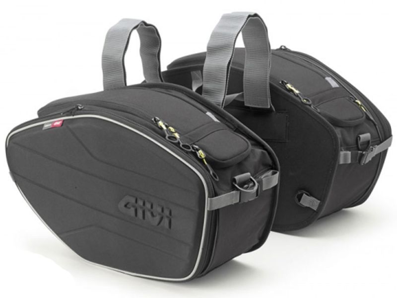 GIVI EA101B Motorrad Satteltaschensatz (2 x 19-25 Liter) für Sportmotorräder