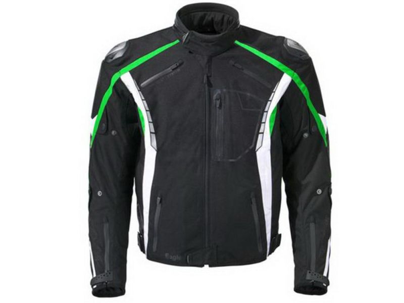 Germot Eagle Motorradjacke Herren (schwarz / grün)