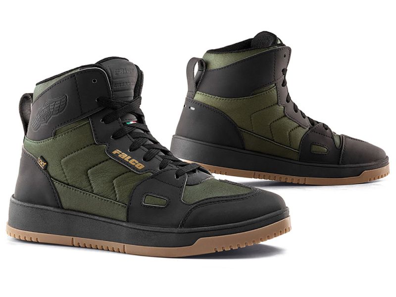 Falco Harlem Motorradstiefel Herren (grün/schwarz)