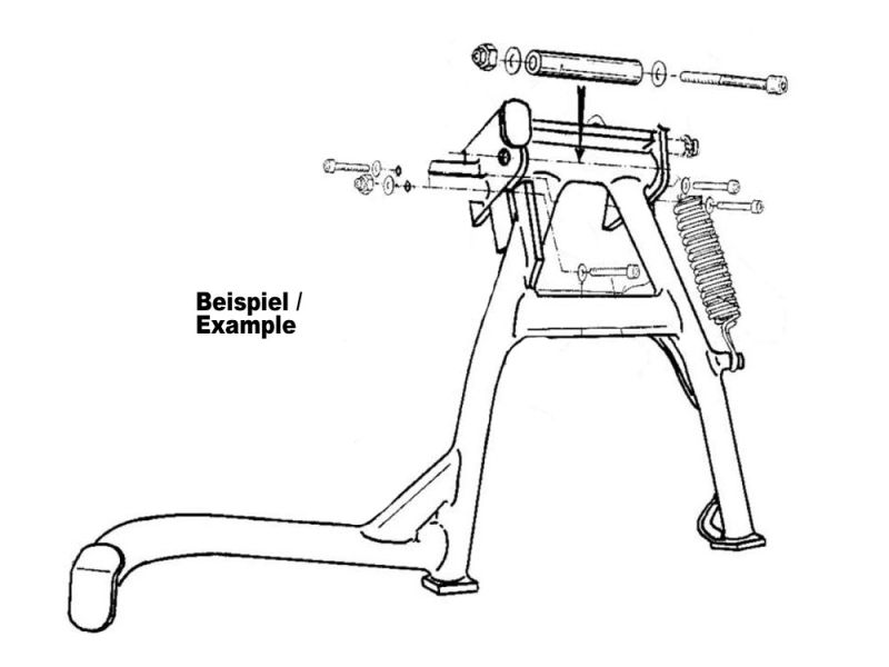 Hepco & Becker Hauptständer Kawasaki Versys 1000 (2015-)