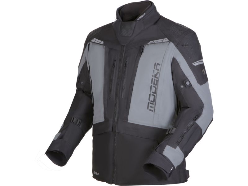 Modeka Hydron Textil-Motorradjacke (Schwarz/Grau)