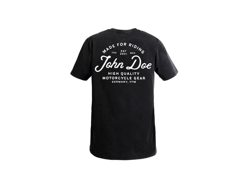 John Doe JD Lettering T-Shirt Herren (schwarz)