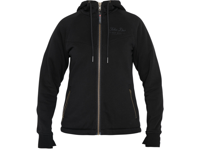 John Doe V2 XTM Motorrad Hoodie Damen (schwarz)