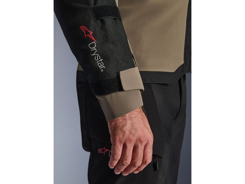 Alpinestars Andes V4 Drystar Motorradjacke (Braun/Beige/Schwarz)