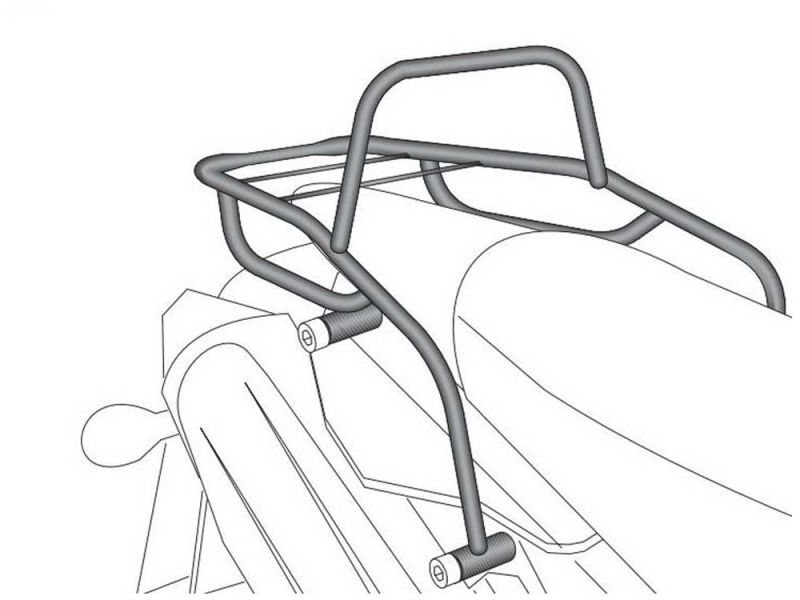 Hepco & Becker Gepäckbrücke Suzuki VL 800 / C 800 Intruder / Black Edition