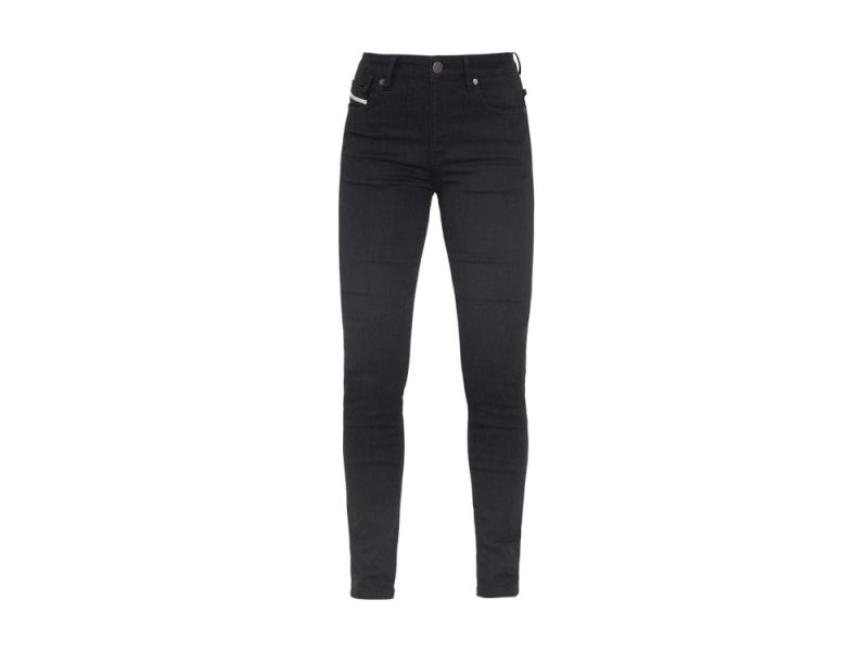 John Doe Ruby Motorradjeans Damen (Schwarz)