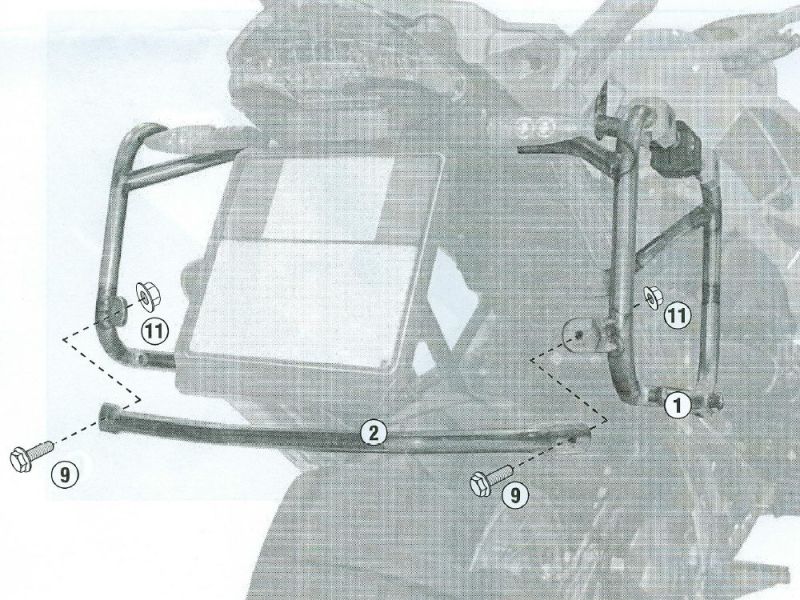 GIVI Trekker Outback Kofferträger CAM BMW R1200GS (2004-2012)