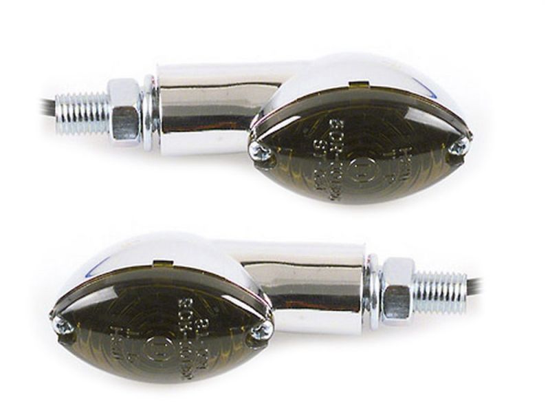 Shin Yo Cateye Kurz Blinkersatz (chrom | getöntes Glas)