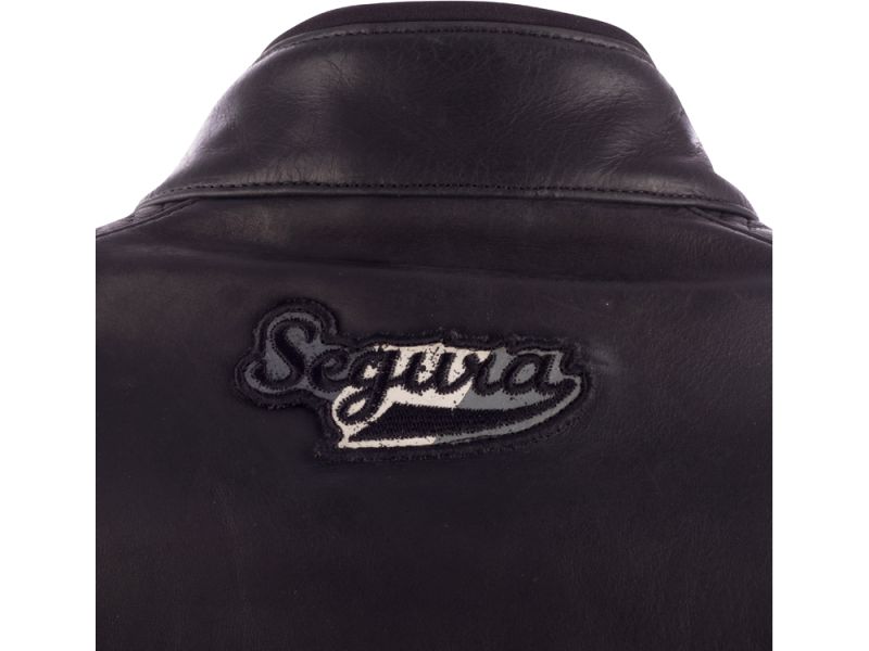 Segura Riverton Motorradlederjacke Herren (schwarz/grau)