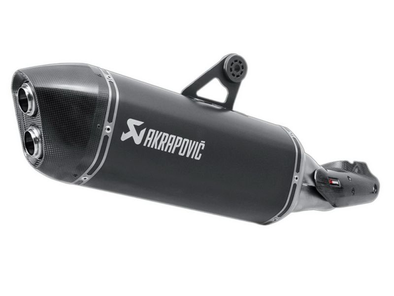 Akrapovic Slip-On Auspuff BMW F 650 / 700 / 800 GS / Adventure (2008-2017) Black Series / Titanium