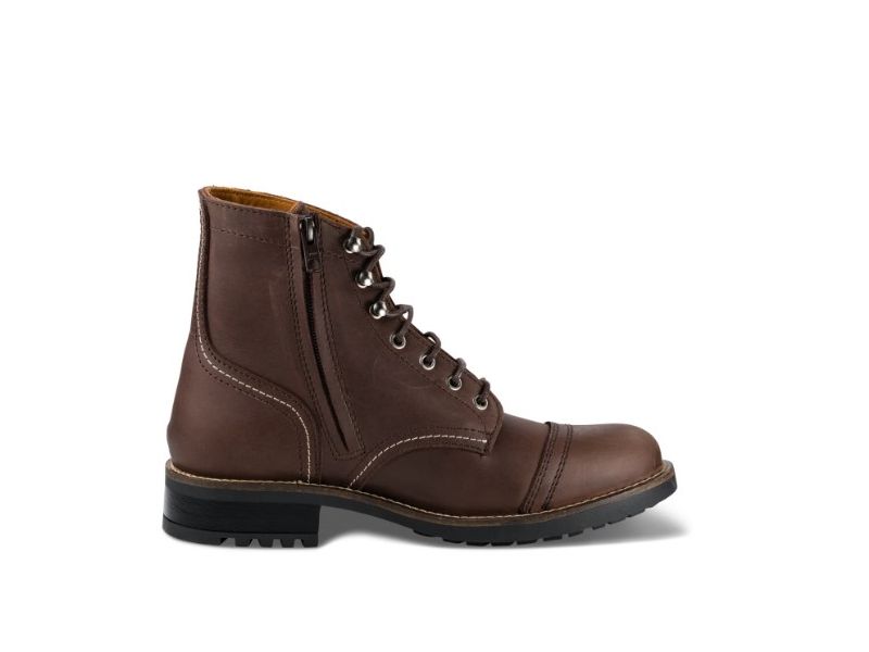 Rokker Moto Ranger Motorradstiefel (Braun)